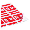 Alphaz Color-Coded Second Letter Alphabetical Labels, N, 1 X 1.63, Red, 10/Sheet, 10 Sheets/Pack