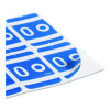 Alphaz Color-Coded Second Letter Alphabetical Labels, O, 1 X 1.63, Dark Blue, 10/Sheet, 10 Sheets/Pack