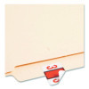 Numerical End Tab File Folder Labels, 3, 1 X 1.25, White, 500/Roll