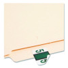 Numerical End Tab File Folder Labels, 5, 1 X 1.25, White, 500/Roll
