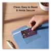 Self-Adhesive Poly Pockets, Top Load, 4.06 x 3, Clear, 100/Box