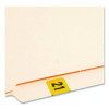Year 2021 End Tab Folder Labels, 1.5 X 0.75, Yellow/Black, 500 Labels/Roll