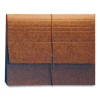 Classic Expanding Partition Wallet w/Tear Resistant Gusset/Elastic Cord, 5.25" Exp, 6 Section, Letter Size, Redrope, 10/Box