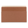 Easy Grip Pockets, 3.5" Expansion, Legal Size, Redrope, 25/Box