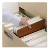 Supertab Pockets, 5.25" Expansion, Letter Size, Redrope, 10/Box