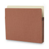 Redrope Drop Front File Pockets, 1.75" Expansion, Letter Size, Redrope, 50/Box