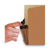 Redrope Drop Front File Pockets, 1.75" Expansion, Letter Size, Redrope, 50/Box