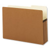 Redrope Drop Front File Pockets With 2/5-Cut Guide Height Tabs, 3.5" Expansion, Legal Size, Redrope, 25/Box