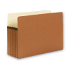 Redrope Drop Front File Pockets, 5.25" Expansion, Legal Size, Redrope, 10/Box