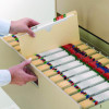 Manila File Jackets, 2-Ply Straight Tab, Letter Size, Manila, 50/Box