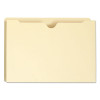 Manila File Jackets, 1-Ply Straight Tab, Legal Size, Manila, 50/Box