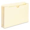 Manila File Jackets, 1-Ply Straight Tab, Legal Size, Manila, 50/Box