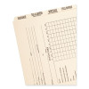 Replacement Pressboard Mortgage File Dividers, Punched For K-Style Fasteners, Legal Size, Manila, 8 Dividers/Set, 12 Sets/Box