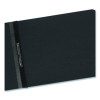 Prong Fastener Premium Pressboard Report Cover, Two-Piece Prong Fastener, 2" Capacity, 8.5 X 11, Black/Black