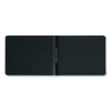 Prong Fastener Premium Pressboard Report Cover, Two-Piece Prong Fastener, 2" Capacity, 8.5 X 11, Black/Black