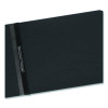 Prong Fastener Premium Pressboard Report Cover, Two-Piece Prong Fastener, 2" Capacity,  8.5 x 11, Black/Black