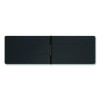 Prong Fastener Premium Pressboard Report Cover, Two-Piece Prong Fastener, 3" Capacity, 8.5 X 14, Black/Black