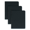 Prong Fastener Premium Pressboard Report Cover, Two-Piece Prong Fastener 3" Capacity, 8.5 X 11, Black/Black