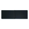 Prong Fastener Premium Pressboard Report Cover, Two-Piece Prong Fastener, 3" Capacity, 11 X 17, Black/Black