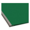 Prong Fastener Premium Pressboard Report Cover, Two-Piece Prong Fastener, 3" Capacity, 8.5 X 11, Green/Green