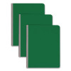 Prong Fastener Premium Pressboard Report Cover, Two-Piece Prong Fastener, 3" Capacity, 8.5 X 11, Green/Green