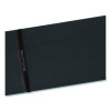 Prong Fastener Pressboard Report Cover, Two-Piece Prong Fastener, 2" Capacity, 8.5 X 14, Black/Black