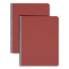 Prong Fastener Premium Pressboard Report Cover, Two-Piece Prong Fastener, 3" Capacity, 8.5 X 11, Red/Red