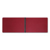 Prong Fastener Premium Pressboard Report Cover, Two-Piece Prong Fastener, 3" Capacity, 11 X 17, Red/Red