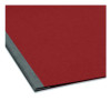 Prong Fastener Premium Pressboard Report Cover, Two-Piece Prong Fastener, 3" Capacity, 11 X 17, Red/Red
