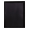 Frame View Poly Two-Pocket Folder, Accommodates (100) 11 x 8.5 Sheets, Clear/Black, 5/Pack