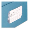Two-Pocket Folders, Accommodates (100) 11 x 8.5 Sheets, Blue, 25/Box