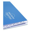 Deluxe Expandable Indexed Desk File/Sorter, Reinforced Tabs, 20 Dividers, Alpha/Numeric Index, Legal Size, Dark Blue Cover