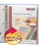 Poly Ring Binder Pockets, 9 X 11.5, Clear, 3/Pack
