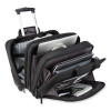 Rolling Business Case, Fits Devices Up To 15.6", Polyester, 16.54 x 8 x 9.06, Black