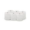 Hard Wound Roll Towel, 1-Ply, 7" x 800 Ft, White, 6 Rolls/Carton