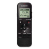Icd-Px370 Digital Voice Recorder, 4 Gb, Black