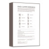 25% Cotton Business Paper, Ruled, 95 Bright, 20 Lb Bond Weight, 8.5 x 14, White, 500 Sheets/Ream