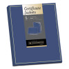 Certificate Jacket, Navy/Gold Border, 88-Lb Felt Finish Stock, 12 x 9.5, 5/Pack