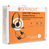 Zum Zumrj9B Binaural Over The Head Headset, Black