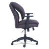 Cosset Ergonomic Task Chair, Supports Up To 275 Lb, 19.5" To 22.5" Seat Height, Gray Seat/Back, Black Base