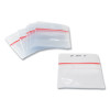 Sealable Cardholder, Horizontal, 3.75 X 2.62, Clear, 50/Pack