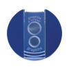 Handheld Manual Double-Hole Plastic Sharpener, 1.57 X 1.65 X 2.2, Blue/Silver, 6/Box
