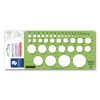Templates, 39 Circles, 4 X 7.25, Green