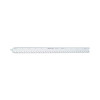 Triangular Scale Plastic Architects Ruler, 12" Long, Plastic, White