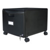 Single-Drawer Mobile Filing Cabinet, 1 Legal/Letter-Size File Drawer, Black, 14.75" X 18.25" X 12.75"