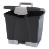 File Box With Tray, Letter, 11.5" x 14.3" x 13", Black, 2/Carton