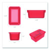 Cubby Bins, 12.2" x 7.8" x 5.1", Assorted Candy Colors, 5/Carton