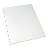 Combbind Pre-Punched Paper, 19-Hole, 92 Bright, 20 Lb Bond Weight, 8.5 x 11, Unruled, 500/Ream