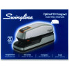 Optima Grip Electric Stapler, 20-Sheet Capacity, Black/Silver