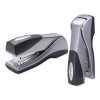 Optima Grip Compact Stapler, 25-Sheet Capacity, Silver